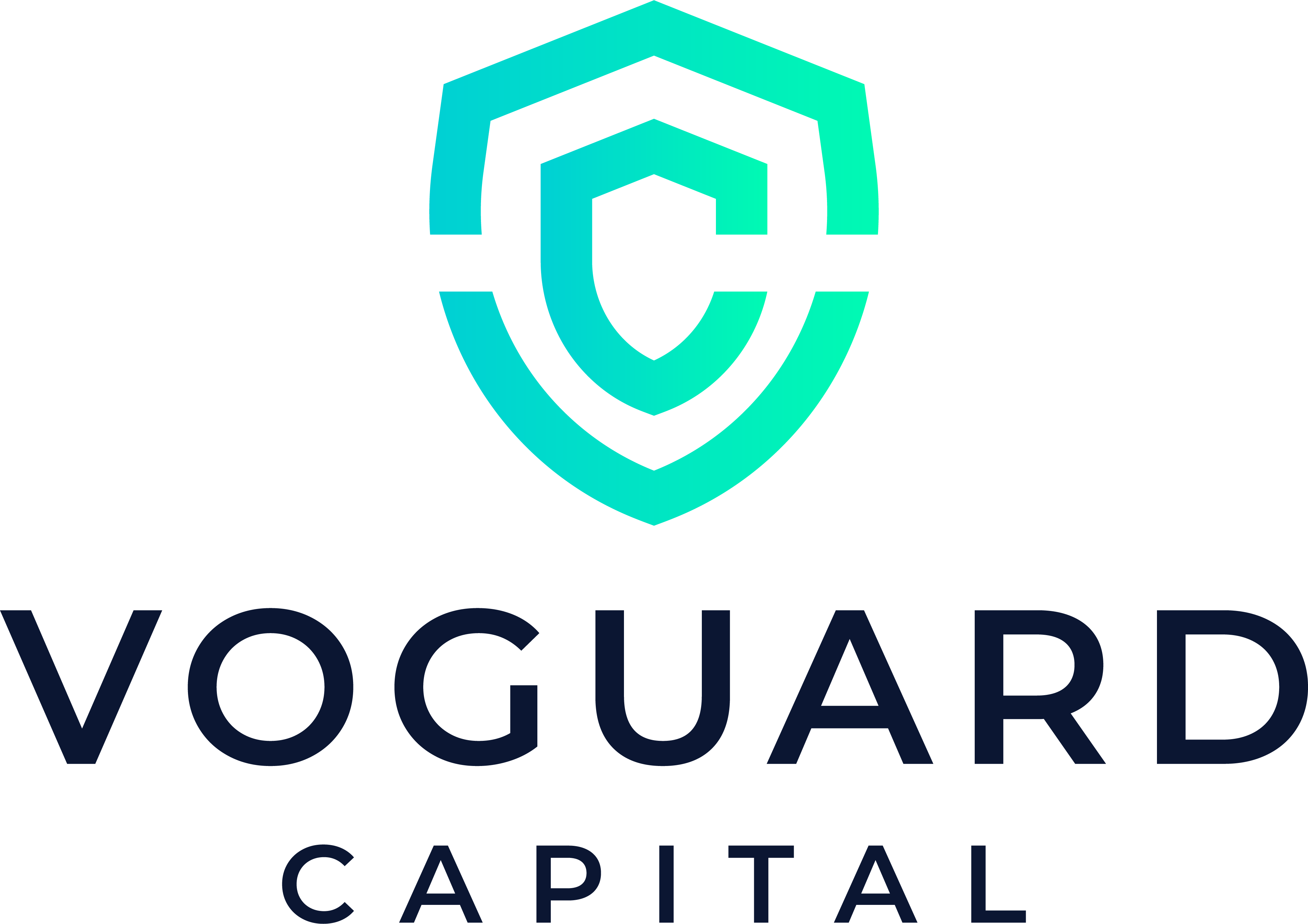 Voguard Capital logo color text blue